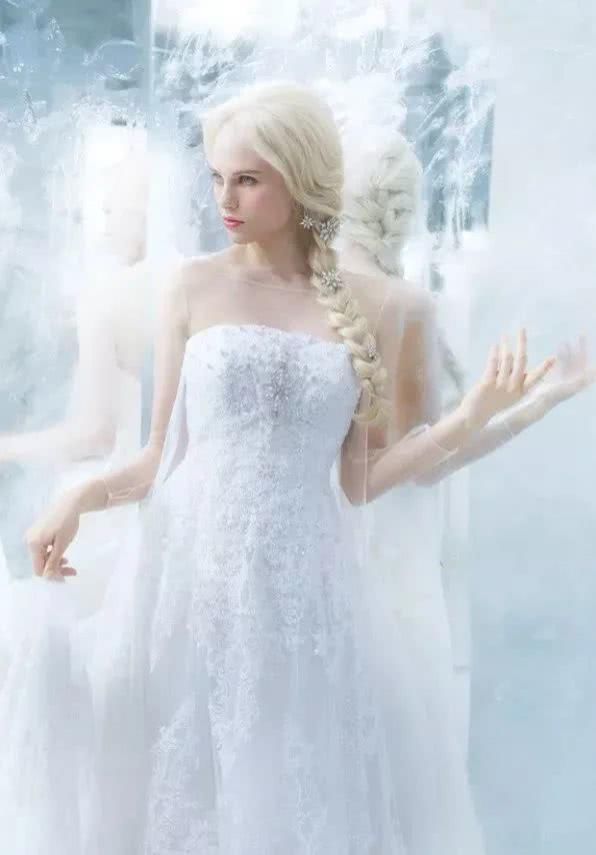 把冰雪奇缘做成婚纱这些迪士尼公主穿的婚纱裙也太好看了