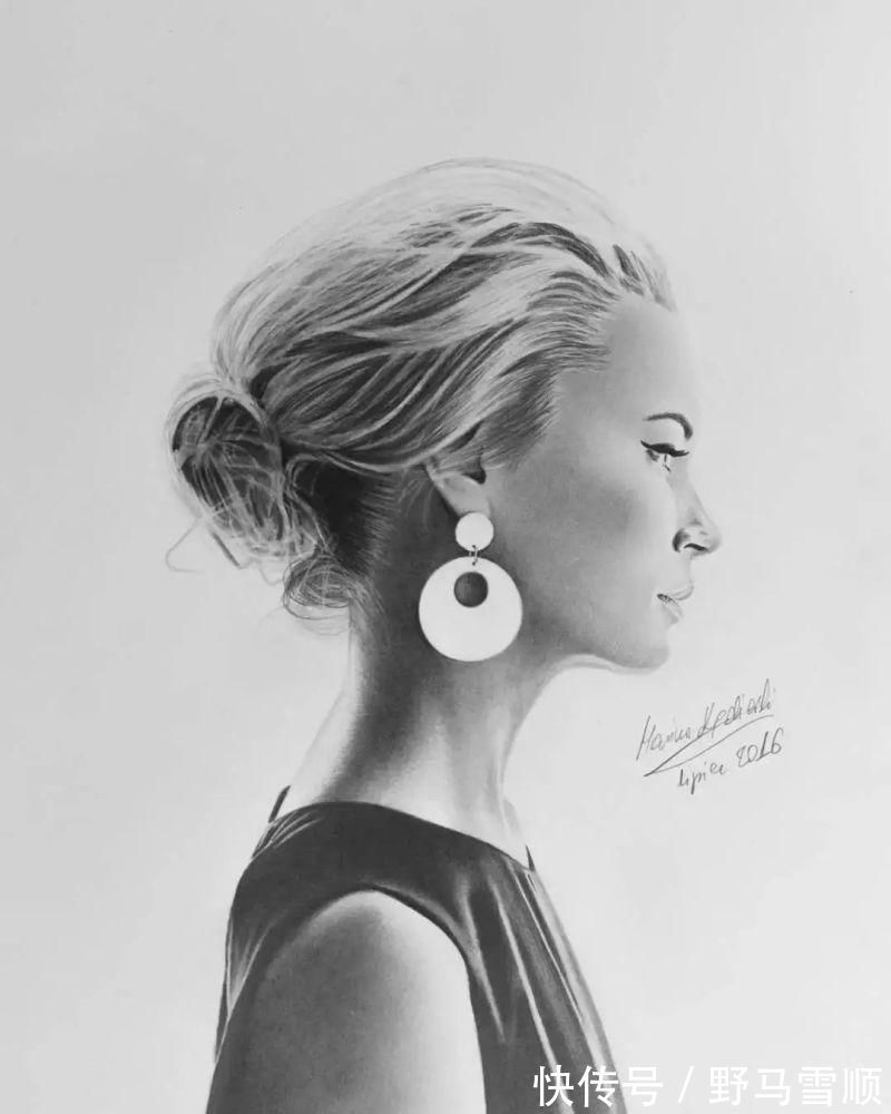 维也纳$身残志坚:没有双手的他,画出令人惊叹的铅笔肖像