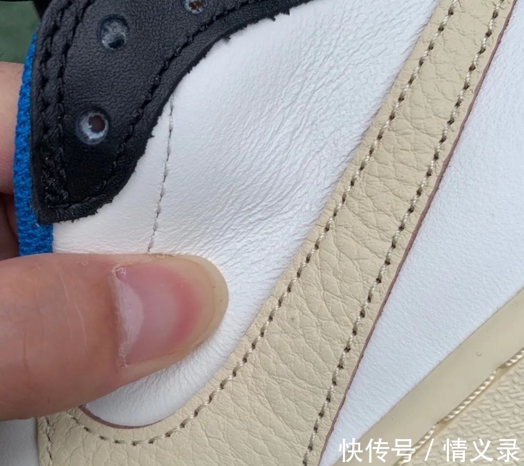 倒钩|藤原浩倒钩闪电aj1最强横向对比测评 中底拉邦皮料剪裁差的是正?