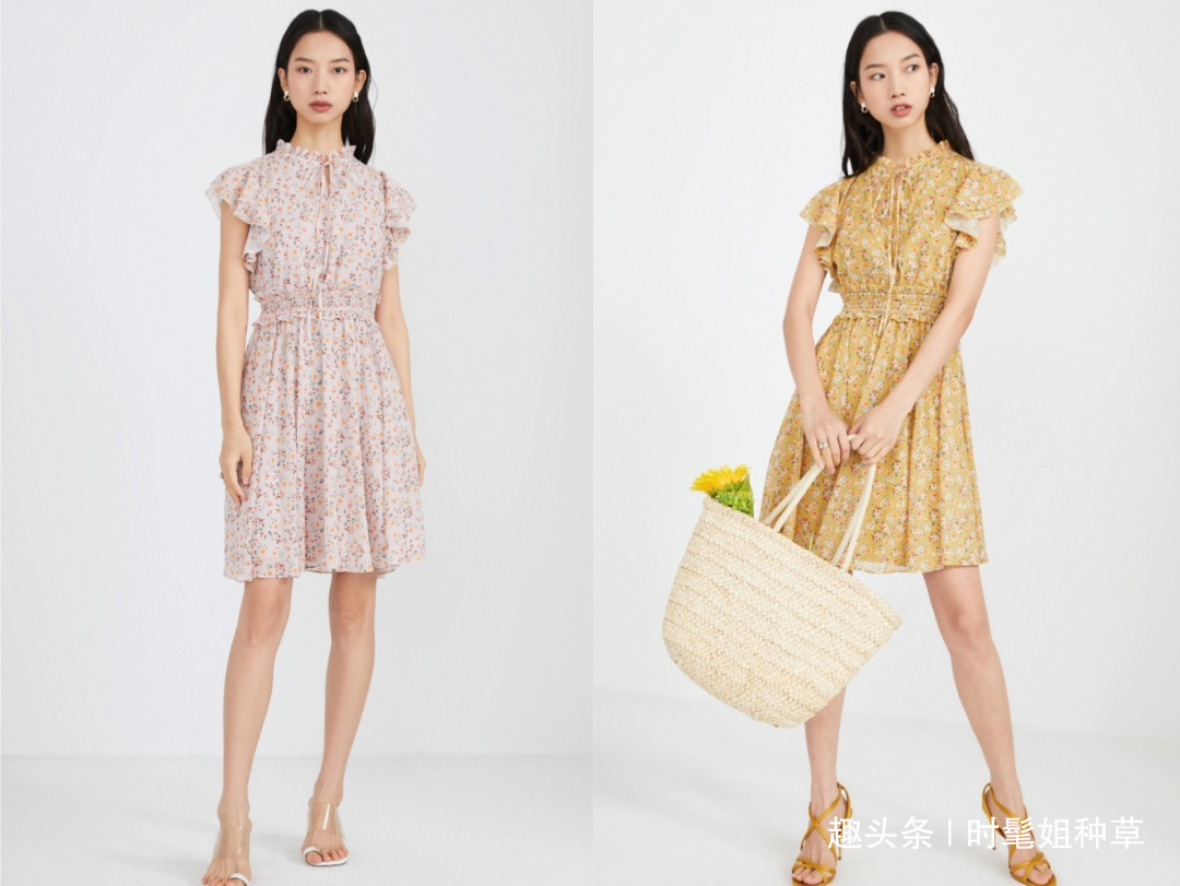 小碎花 穿碎花裙不要跟风，注意3个小细节，能显得更有活力，多一些洋气