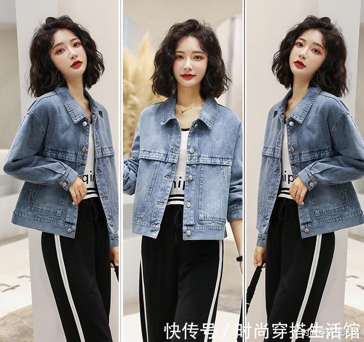 外套 最近火了一种外套:叫”牛仔外套“,青春时尚谁穿谁好看