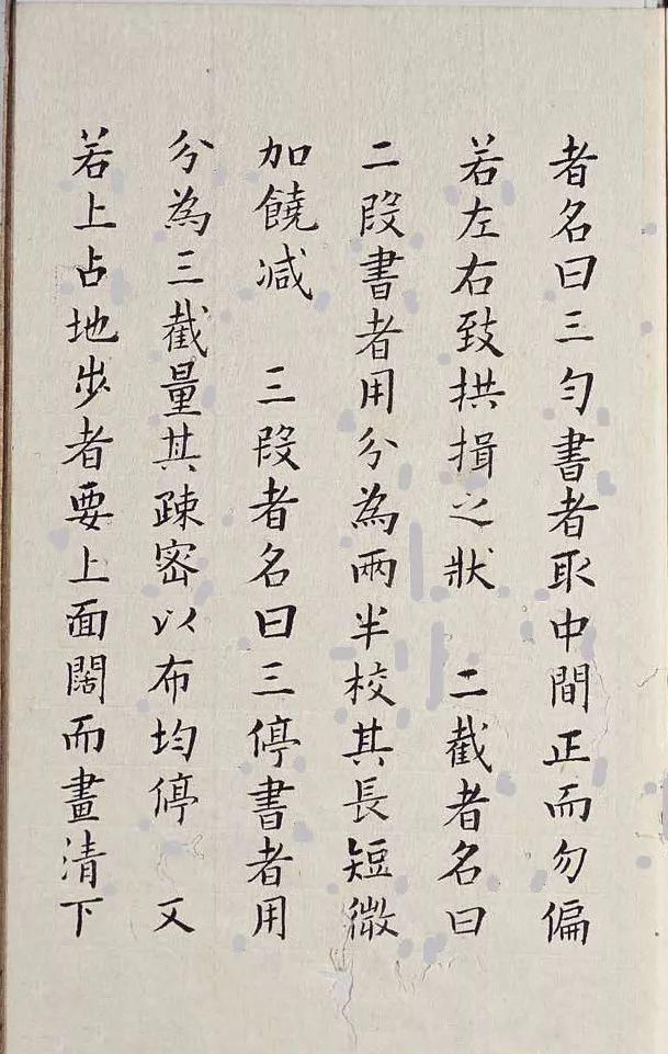 李淳|明代楷书字帖《李淳大字结构八十四法》欣赏