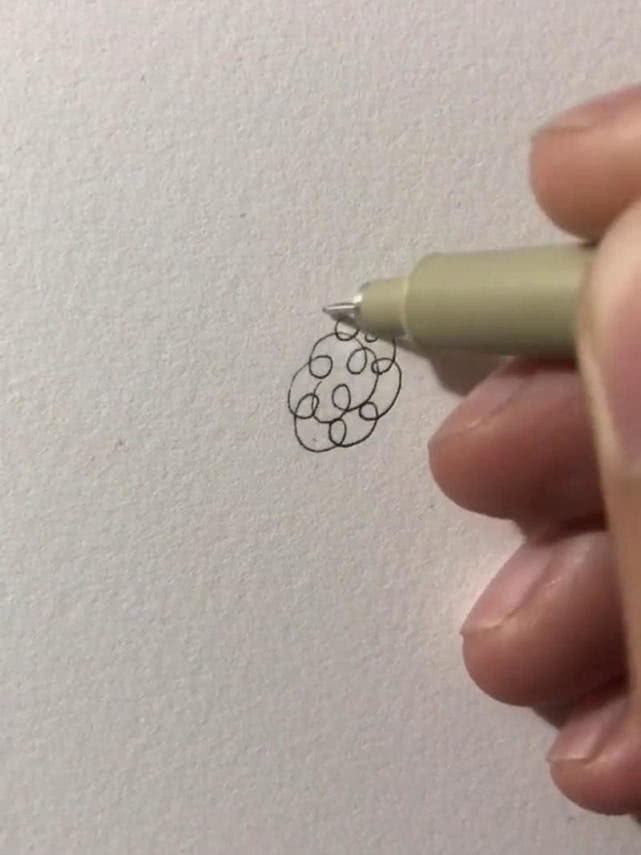 络腮胡&美术生用“没水”画笔画胡歌,还以为满脸络腮胡,成画帅晕了!