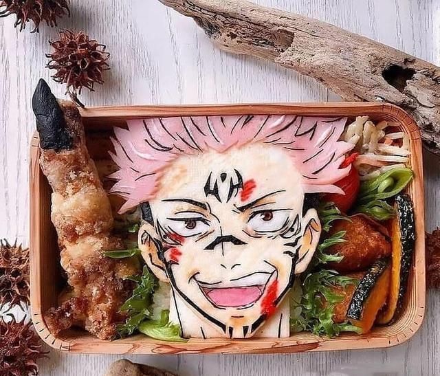 咒术回战|日本主妇把便当做成咒术回战角色,简直神还原,五条悟帅到不忍吃