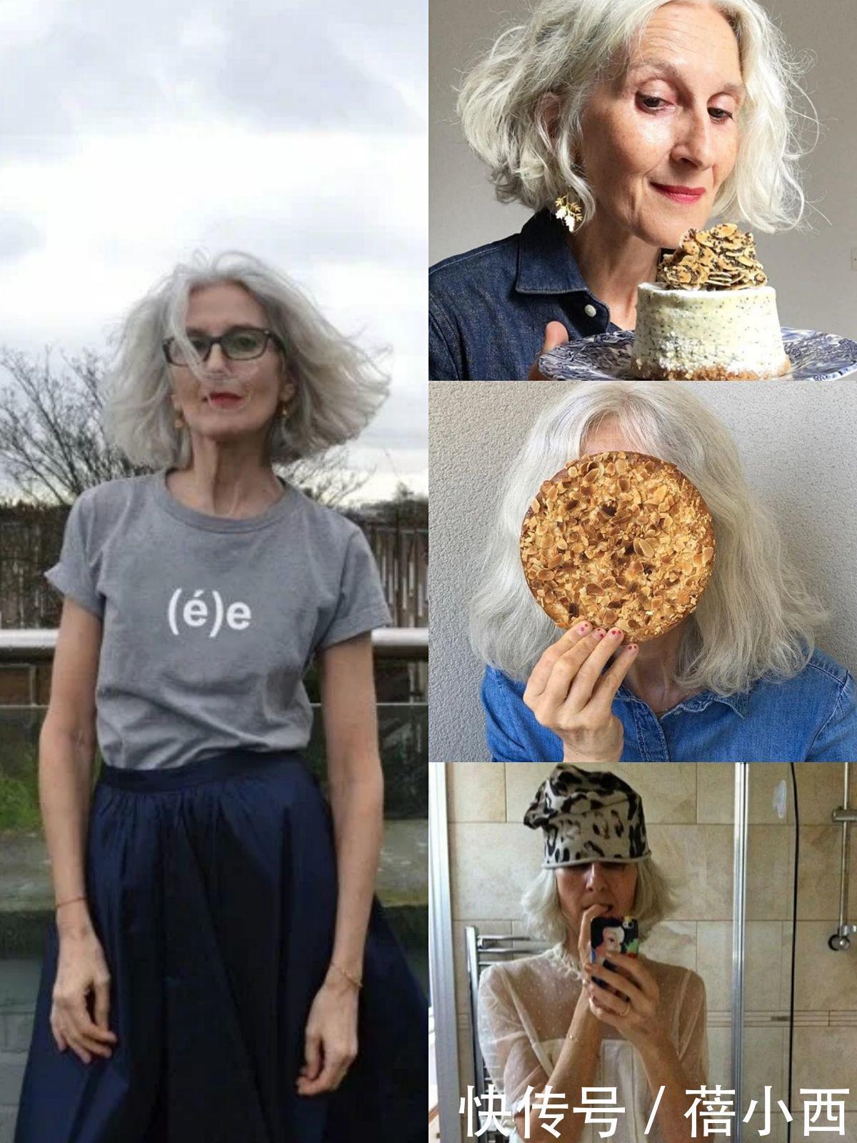 时髦|这才是真正的惊艳了时光!这位“白发奶奶”比00后还敢穿,超时髦