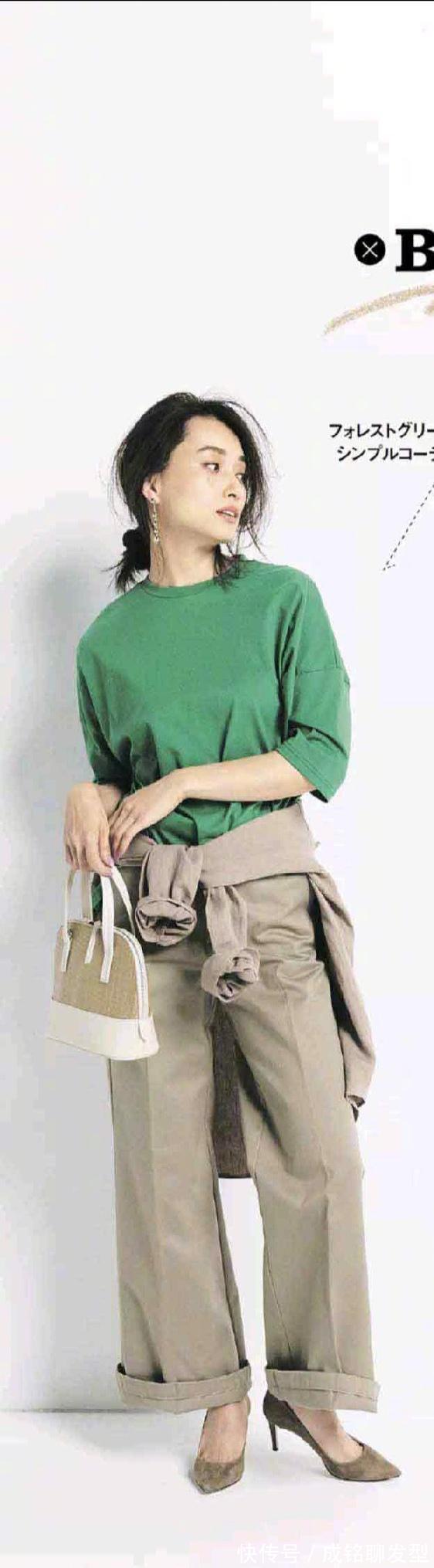 t恤|女人过了四十岁,可以尝试一下这款“显瘦裤”,时髦大气又显身材