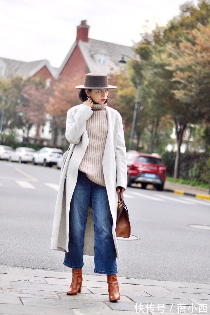 博主|大衣“买精不买多”,跟三木博主学,搭配裤子、半身裙超级显贵