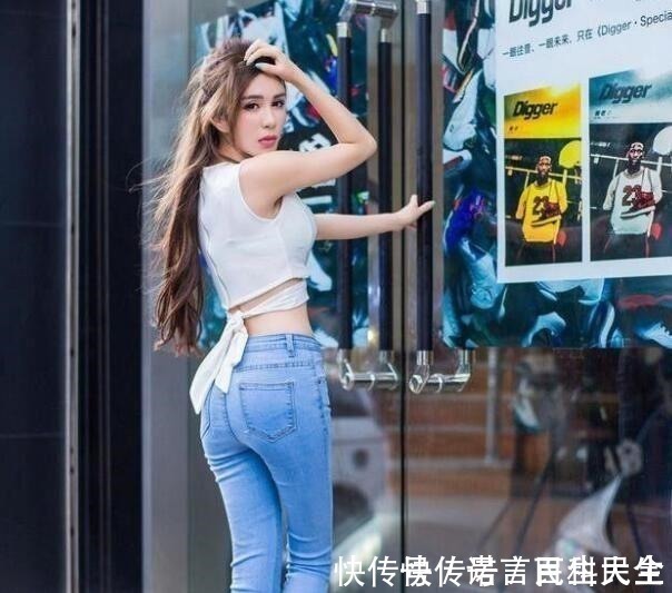 百搭|凹凸有型的牛仔裤美女,充满阳光活力,呈现视觉美感!