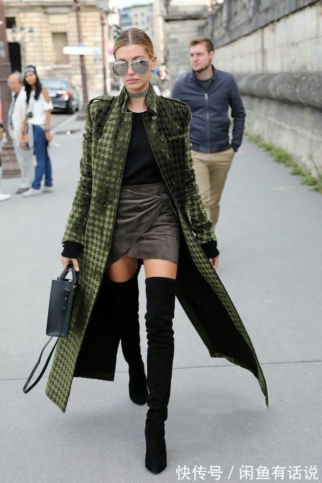穿搭|现在的时尚好难懂!靴子拉直比人还高,穿腿上就像掉下来的裤子