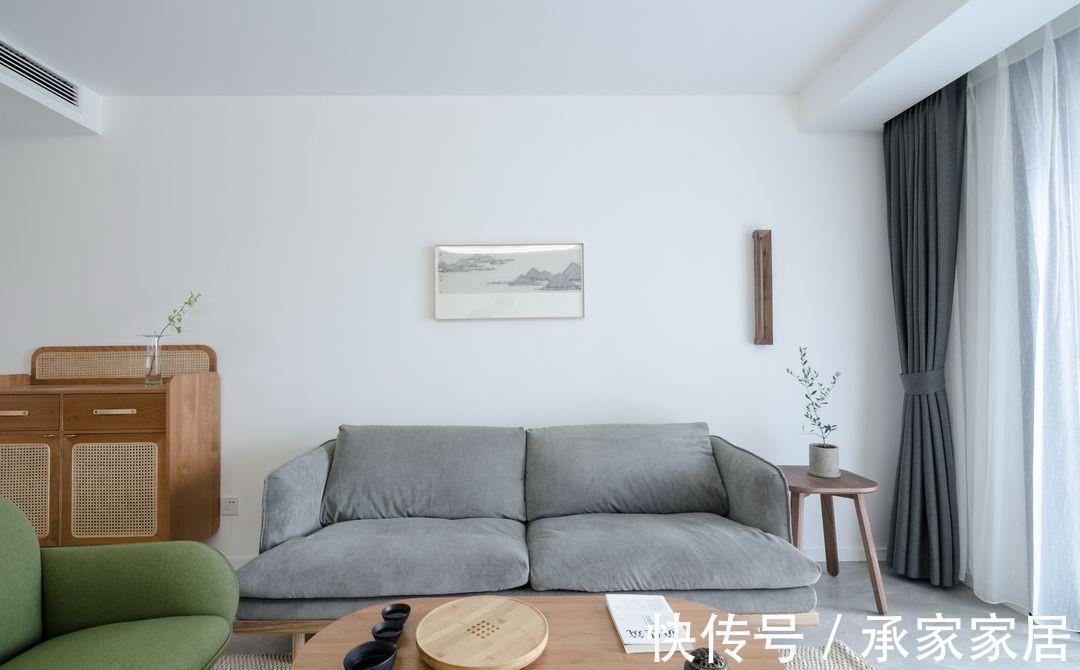 婚房|105平现代风婚房，清静淡雅温馨舒适，不到5个月就全部完工