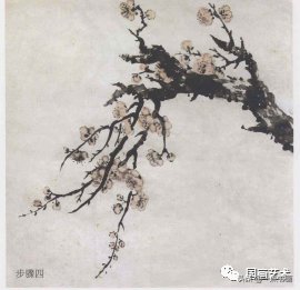 梅花$分享几组写意梅花创作示范