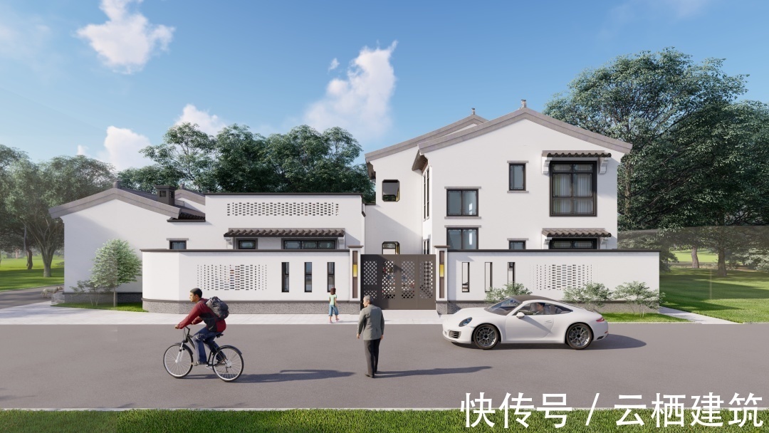 娱乐室|安徽二层中式合院,15.6m×25.7m