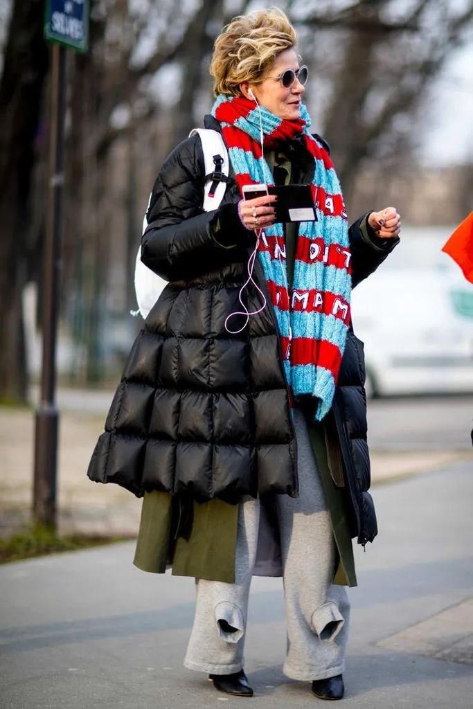  戴起来|天冷了，大围巾戴起来！