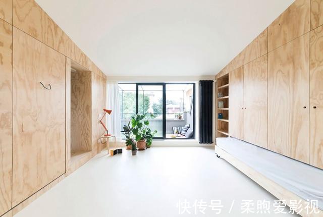 客房|才40公分,衣柜底部塞下一整张床,带滚轮好移动,省掉一间房多爽