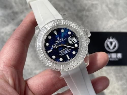 大v腕表 透明水鬼的独特魅力！水鬼改装透明水晶款表壳展示星辰大海！水晶水鬼