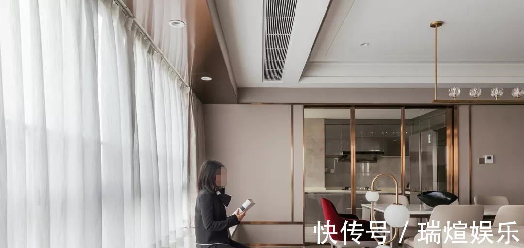 u形|206平轻奢大宅,一进屋就被吸引了每寸空间都散发着优雅气息