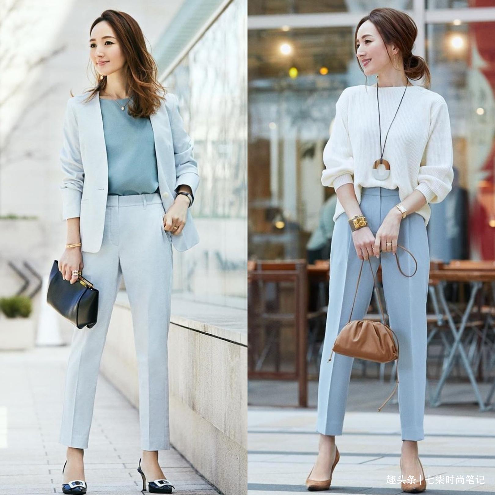 小个子 身高仅156cm,这位小个子辣妈的显高穿搭术,实用又时髦