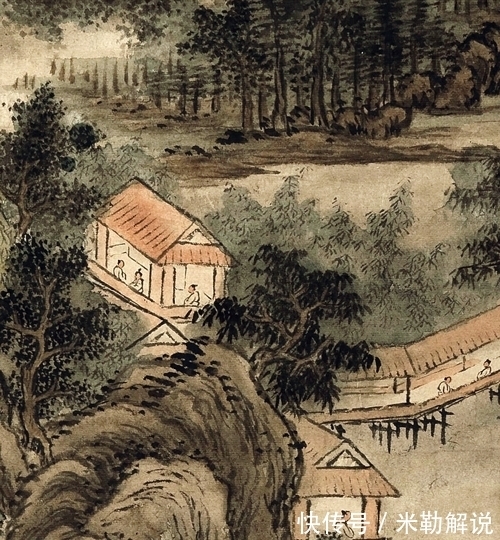 元人&寄情山水,仿元人画意,王敬铭绘《山居图》