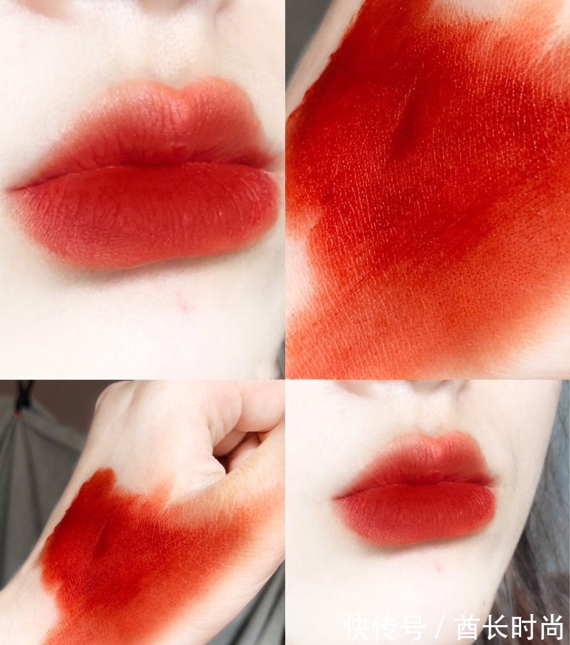试色 这支甜橙复古雾面感的口红美炸了,试色根本承受不住好吗