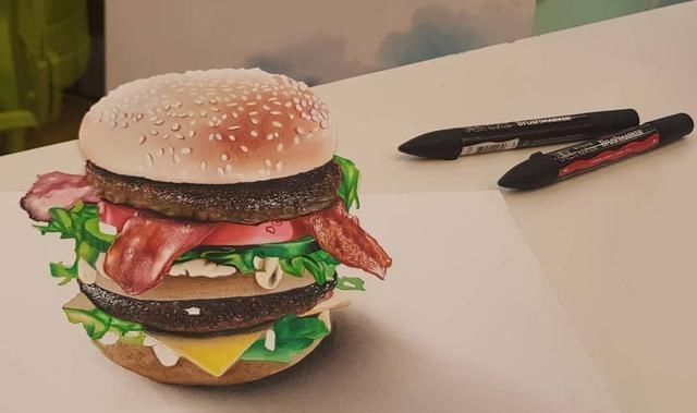 手绘$这些手绘立体画太逼真了,只有从视频中才能看出“破绽”