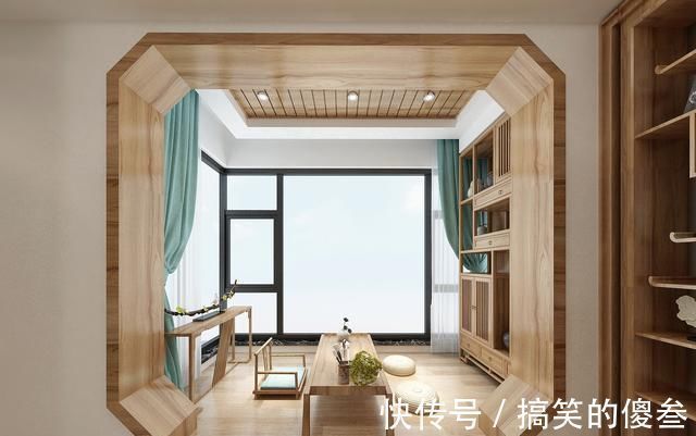 新中式风|130平米新中式风,听了老公的话,餐厅酒柜这样设计,美观又实用