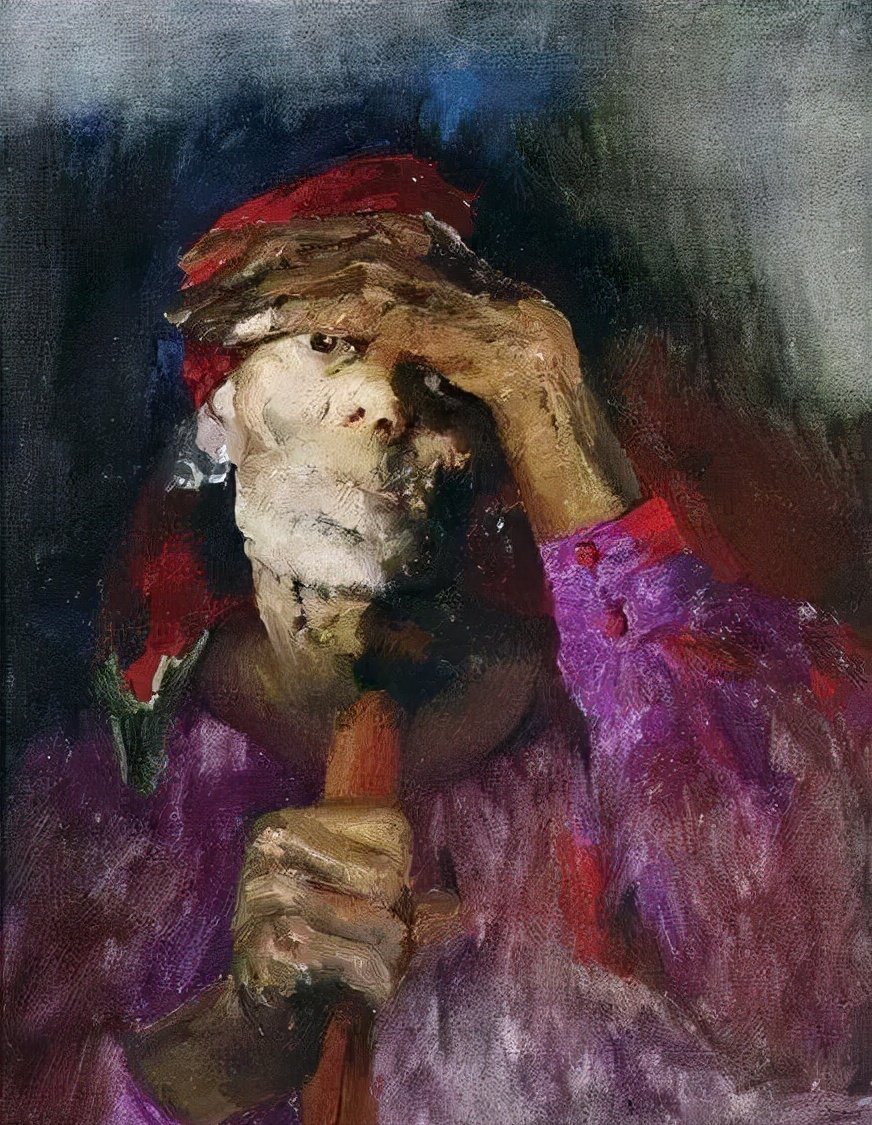 俄罗斯!色彩这么艳丽,居然是列宾工作室出来的画家