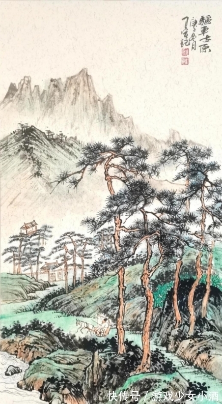 娄师白#古风新韵 意境深远——画家张卫军山水作品赏析