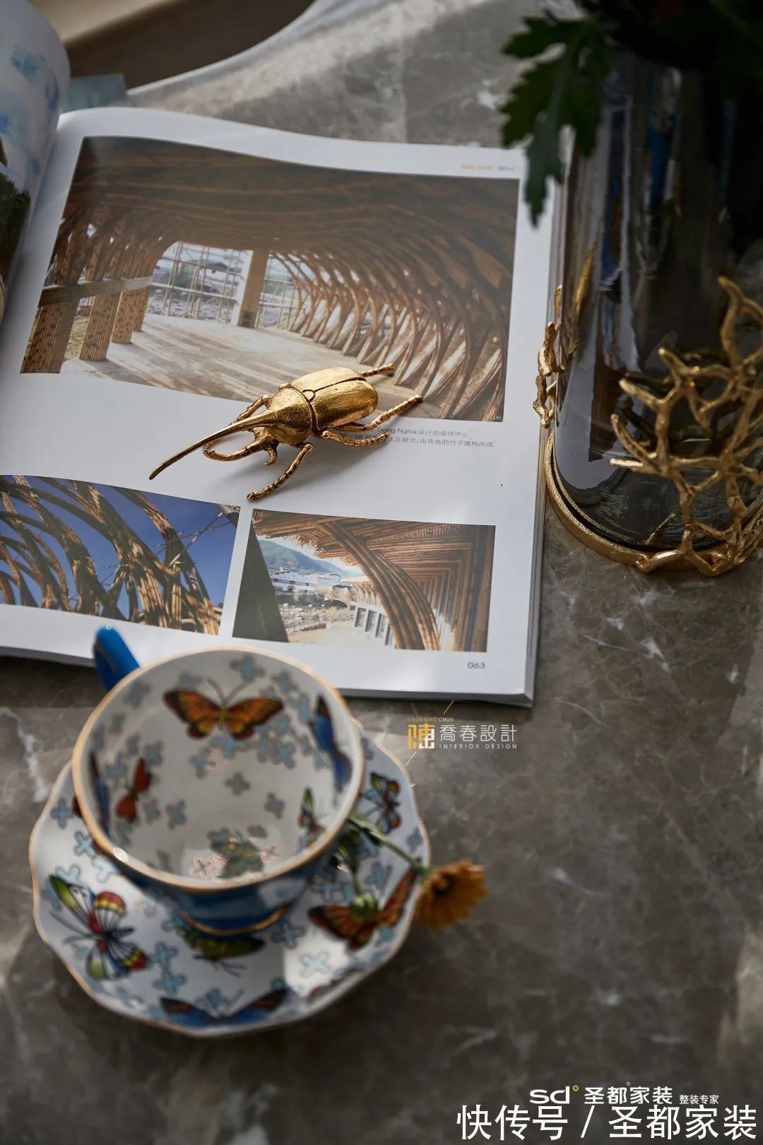 白雪公主|139㎡现代美式家装案例,仙境之旅美出天际,复古浪漫100分