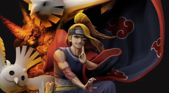 艺术感|火影晓组织的手办,蝎的傀儡突破次元壁,迪达拉手臂伤疤逼真