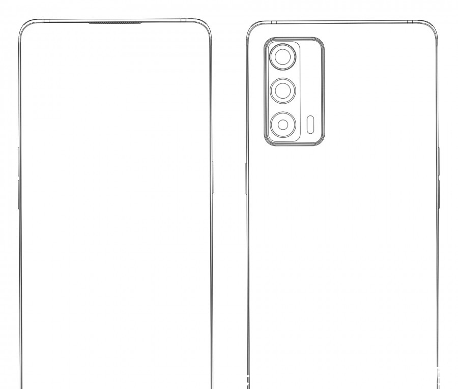 视觉效果|realme提交屏下摄像头设计专利 新款机型将至