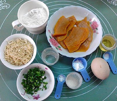 葱香方便面南瓜小蛋糕