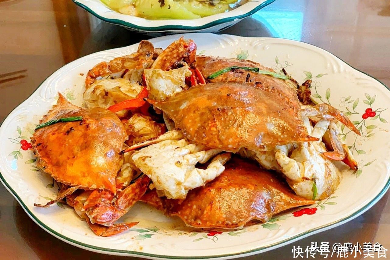 蟹块|又到吃梭子蟹的季节，分享6道梭子蟹做法，鲜香惹味，肉滑肥美
