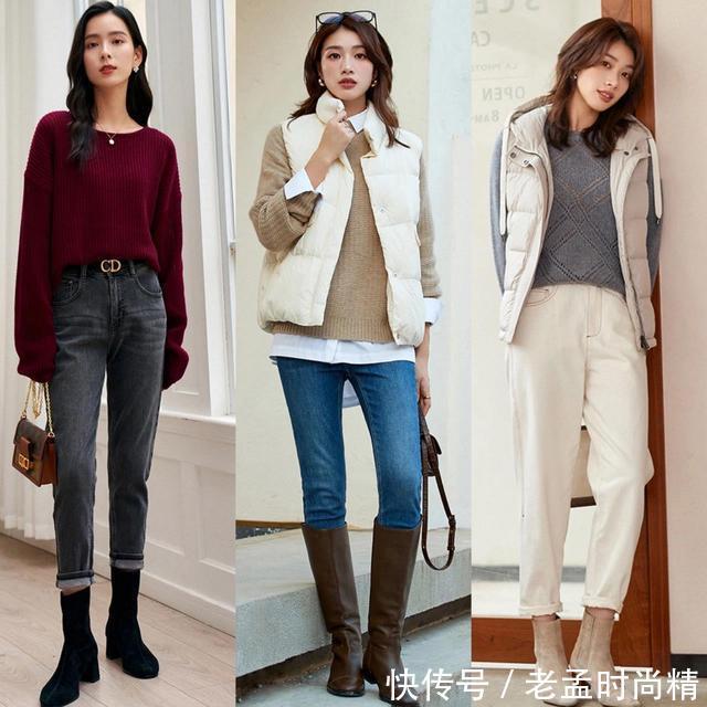 紧身裤|今年冬天穿“毛衣+长裤”,注意这三点,学会了显高显瘦提气质