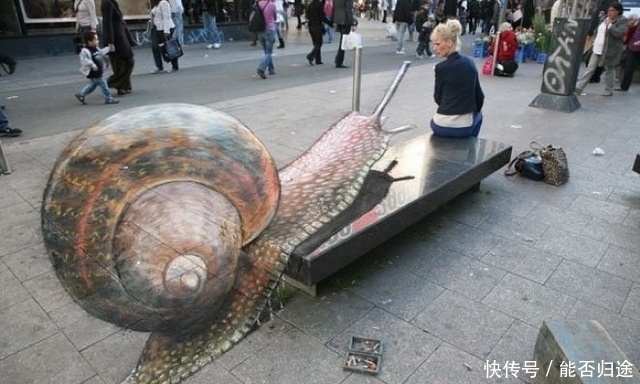 粉笔|这十张街头3D粉笔艺术画,让你大开眼界!