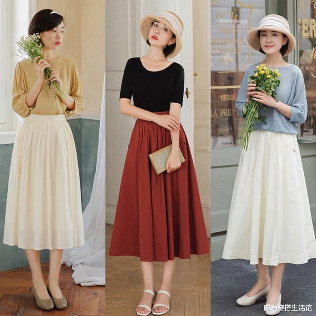 百褶裙|又到了穿针织衫的季节,送你几个搭配技巧,简约大方又气质