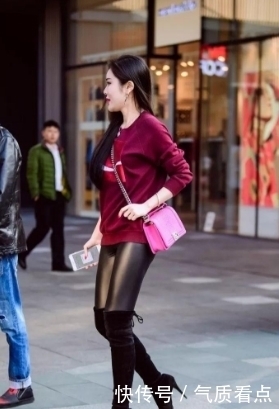 紧身皮裤女, 英姿飒爽, 魅力不减