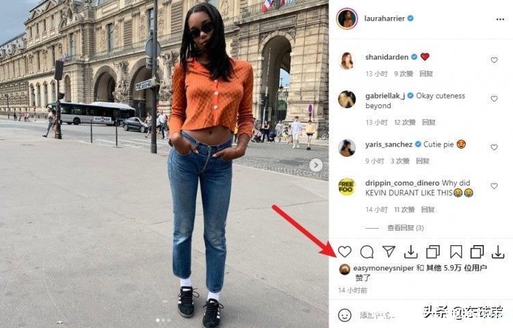 nb撩欧文姐姐，点赞汤普森的前女友，为何杜兰特不能好好谈个恋爱？