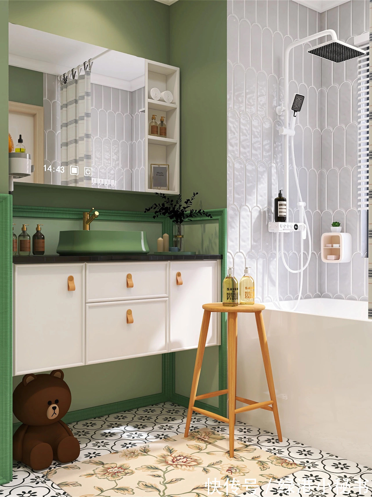 浴缸|沈阳装修公司推荐:卫生间大改造,不再惧怕小面积!