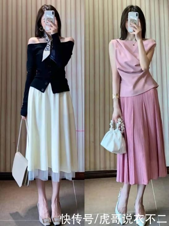 高跟鞋|30+的女人“裙子”这么穿，知性优雅又高级，想不优雅都难