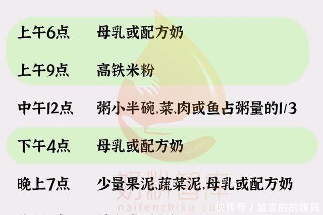 还在一日三餐？宝宝一天吃七顿！速看每日辅食时间表！