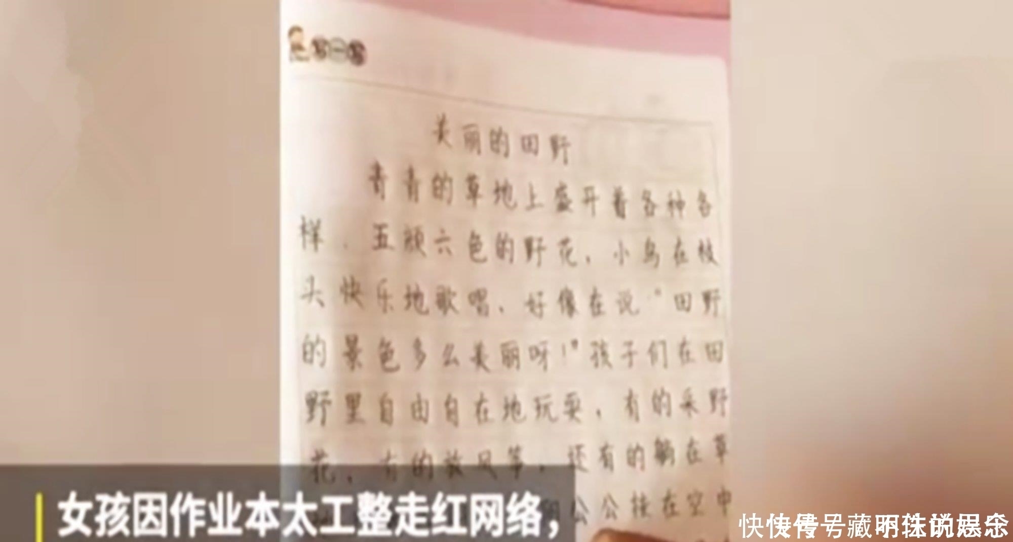 作业本|强迫症孩子的作业本是啥模样网友比打印机还规整,太自律了