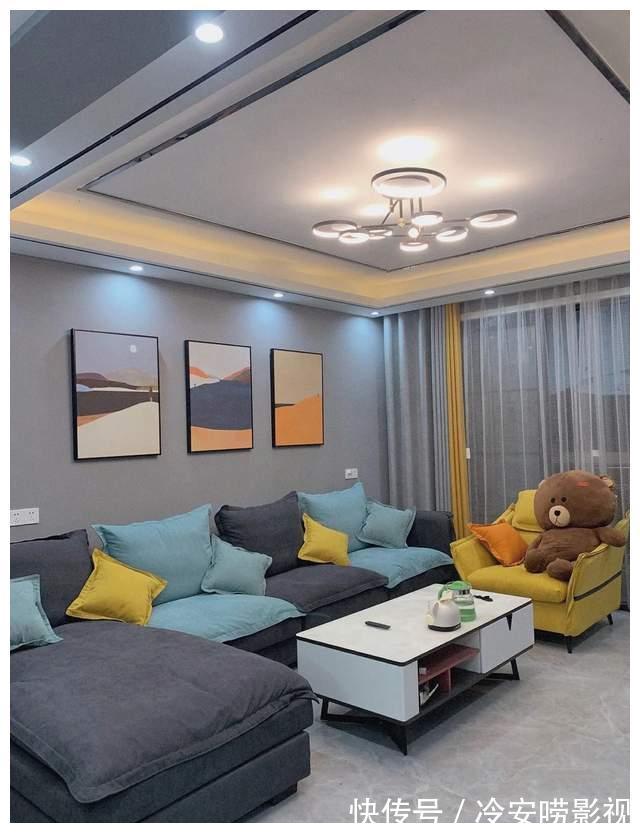 墙壁|装修了半年的新房终于可以入住了,简单大方接地气,朋友都说好看