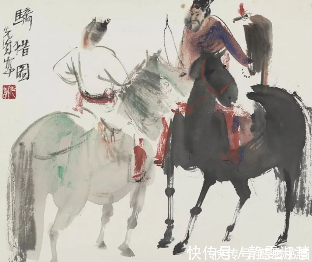 仕女图#绘画名家彭先诚,传承国画、创新水墨画,墨韵神韵尽显