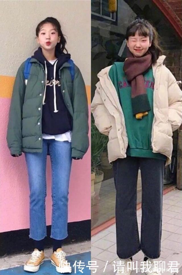 冬天|卫衣+羽绒服,卫衣+大衣,冬天这么穿太好看了