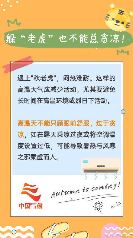 当心|嗷呜!处暑时节当心“秋老虎”出没