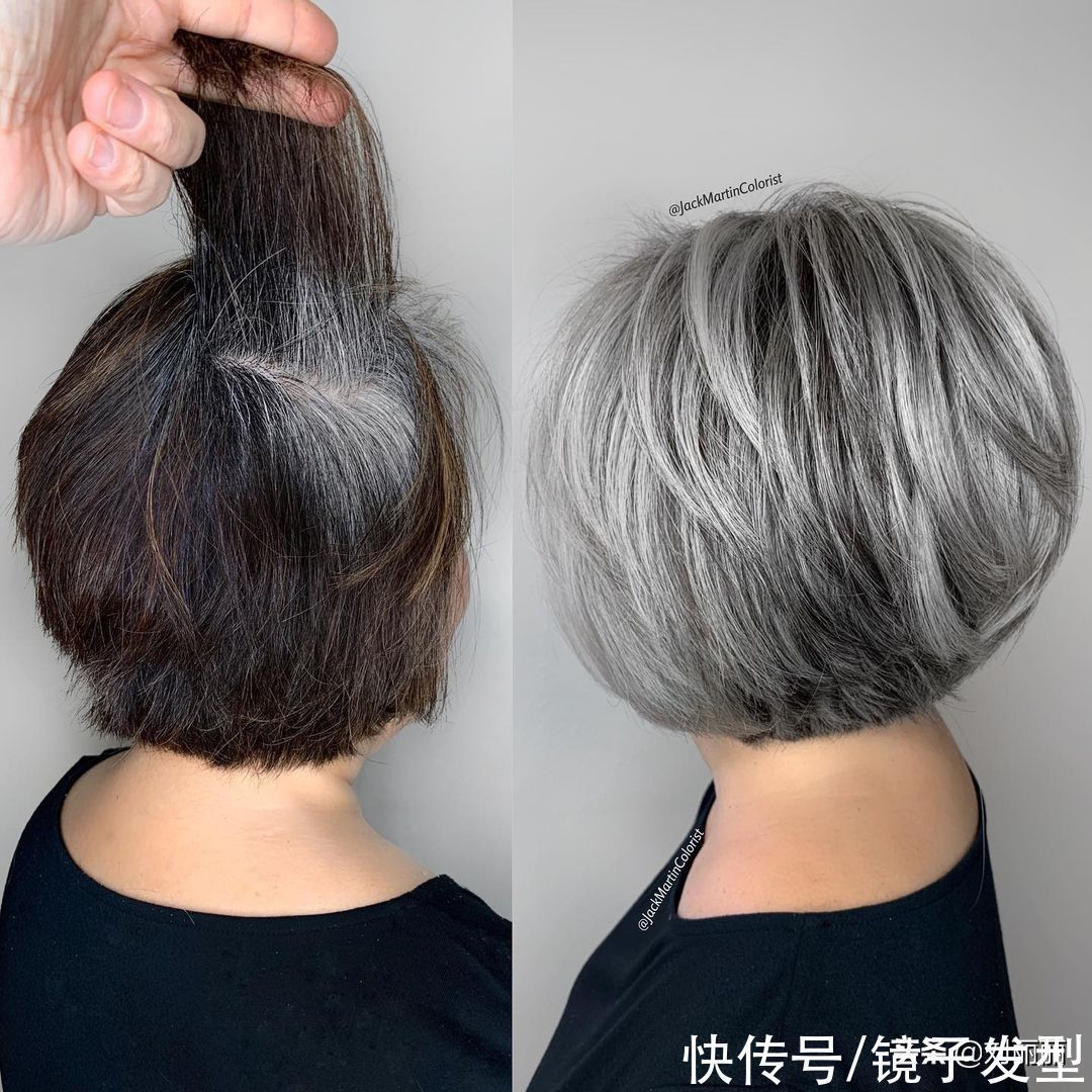 染发 头发花白的阿姨别再染发了,学学这13位阿姨,时尚好看显年轻