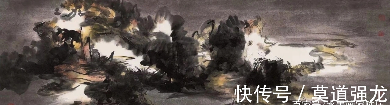 水墨|刘思东水墨山水画,看似随心所欲的洒脱,却有无尽的笔墨意蕴