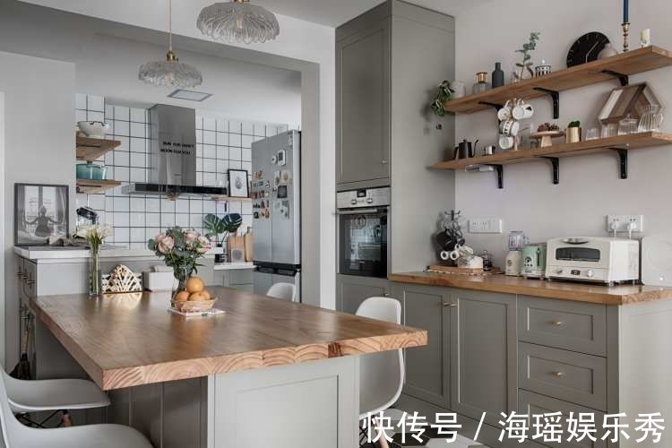 女主人|90后年轻夫妻的小家：68平也可以很温暖，厨房是整个家的亮点