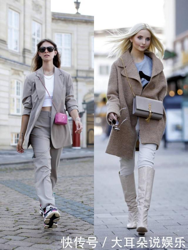 秋冬季节告别深色系吧,温柔时尚的奶茶色了解一下,时髦精早穿了