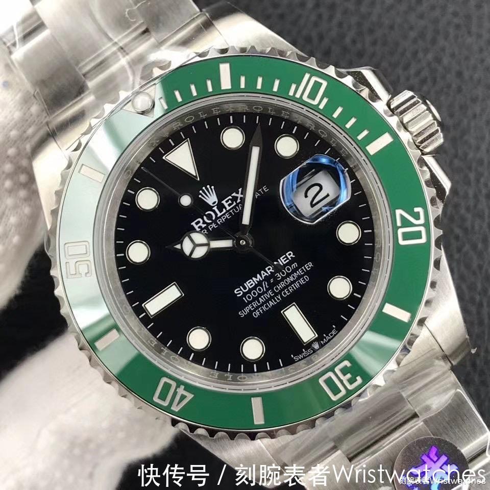 劳力士|V米厂劳力士绿水鬼41mm复刻表评测,工艺细节怎么样?